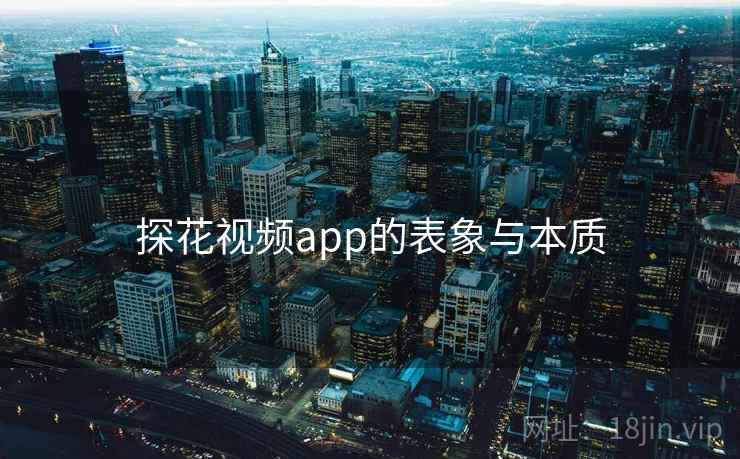 探花视频app的表象与本质