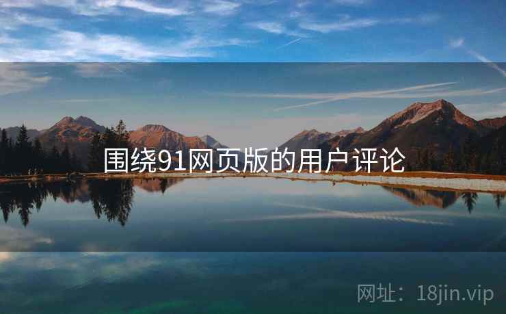 围绕91网页版的用户评论